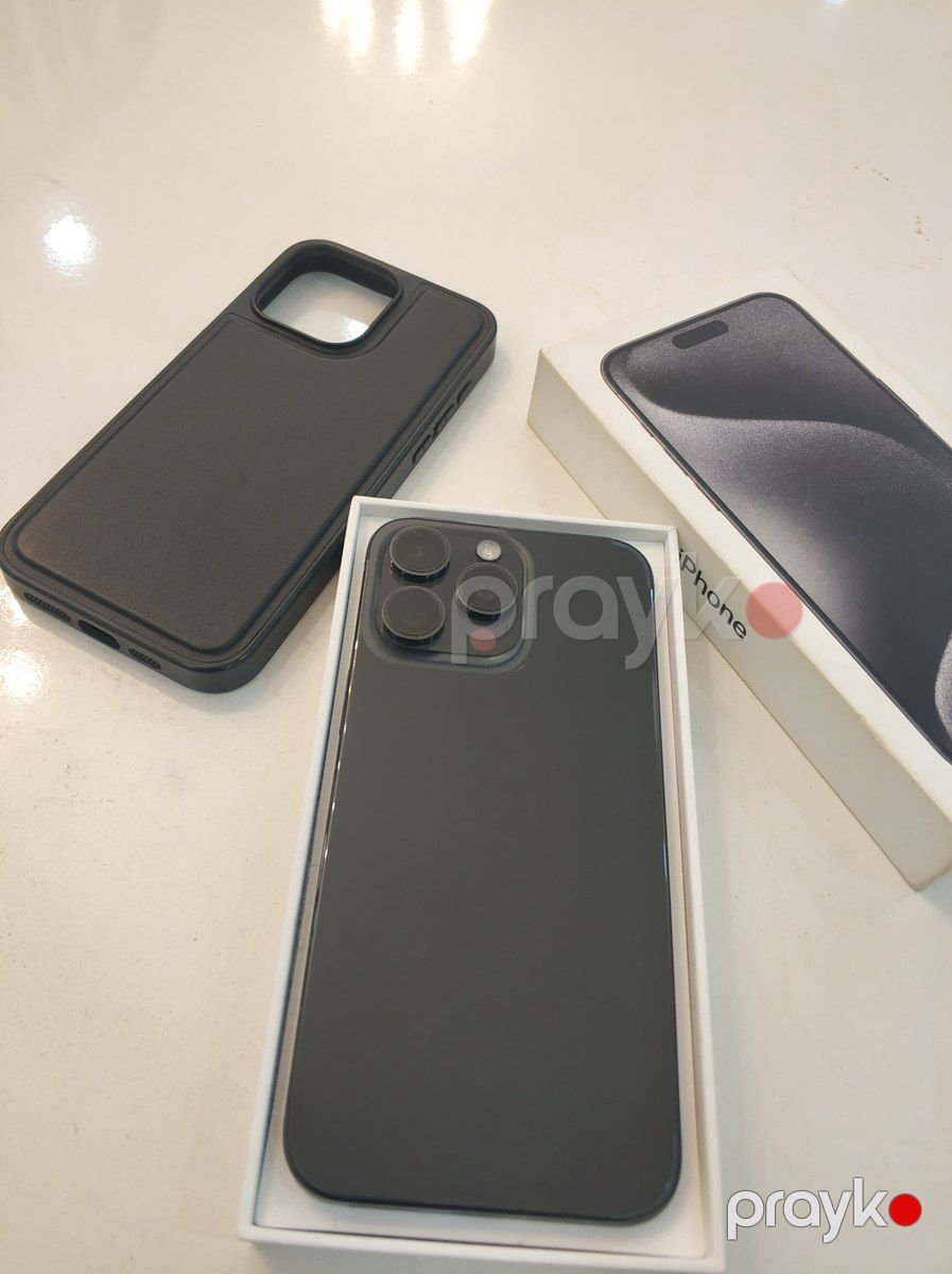 Apple iPhone 15 Pro Max Black Titanium 256GB/8GB — Smartfonlar, Gəncə (2)