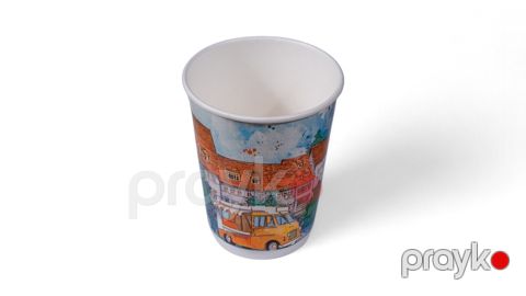 Birdəfəlik stəkan dəsti Loyal Packing Big City, ikiqat, 300 ml, 50 əd — Bakı