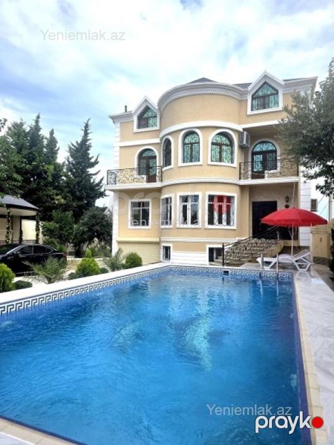 Satılır 10 otaqlı Həyət evi / Villa, 550 m², Novxanı — Abşeron