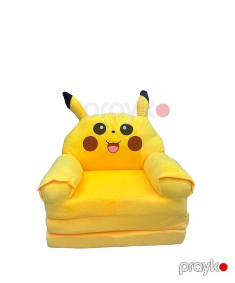 Uşaq üçün kreslo Pikachu 15667-5U, sarı, 48x50x112 sm — Bakı
