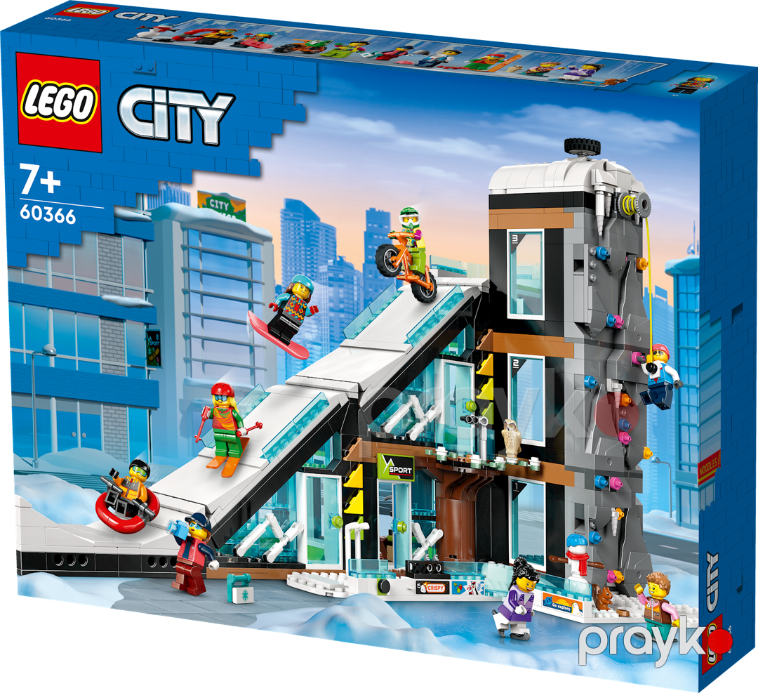 Konstruktor Lego City Winter Sports Park 60366 — Mallar, Bakı (3)
