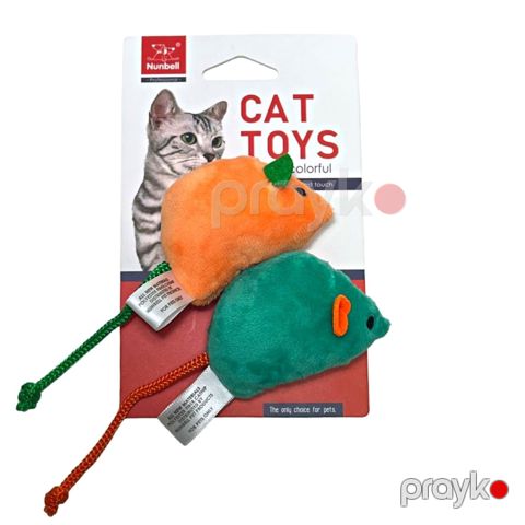 Pişiklər üçün oyuncaq Nunbell Cat Toys, siçan, 2 əd — Bakı