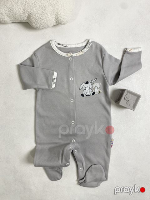 Yenidoğulan üçün bodi, pambıq, boz, ölçü 3-6 ay — Bakı