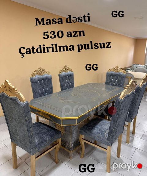 Masa və oturacaq dəstləri — Saray