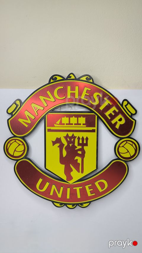 Divar üçün dekor Manchester United, 37x39 sm — Bakı