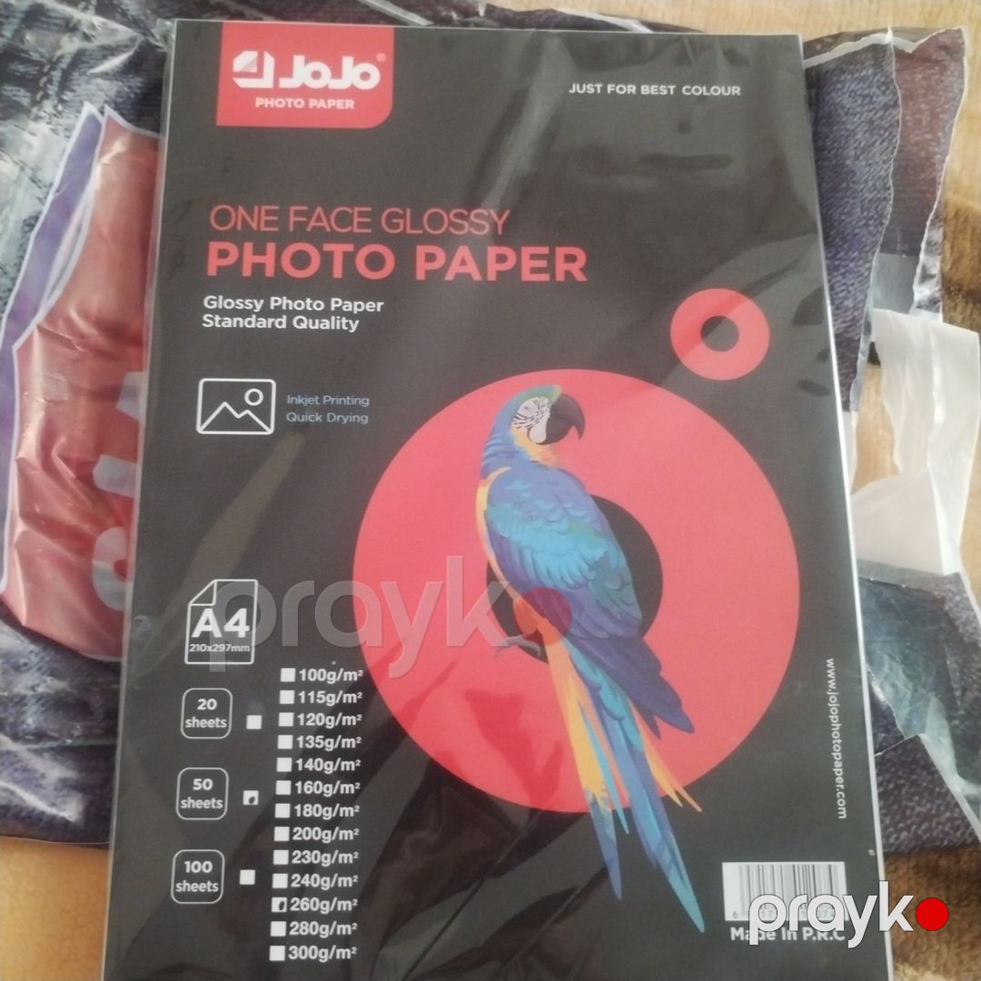 A4 260 parlaq foto kağız — Ofis texnikası və istehlak malları, Bakı (3)