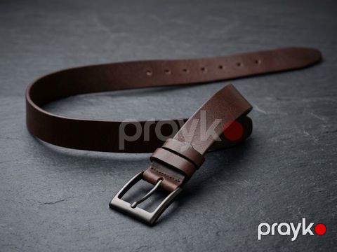 Продам мужской ремень «Real Leather». Пару раз надевался — Bakı