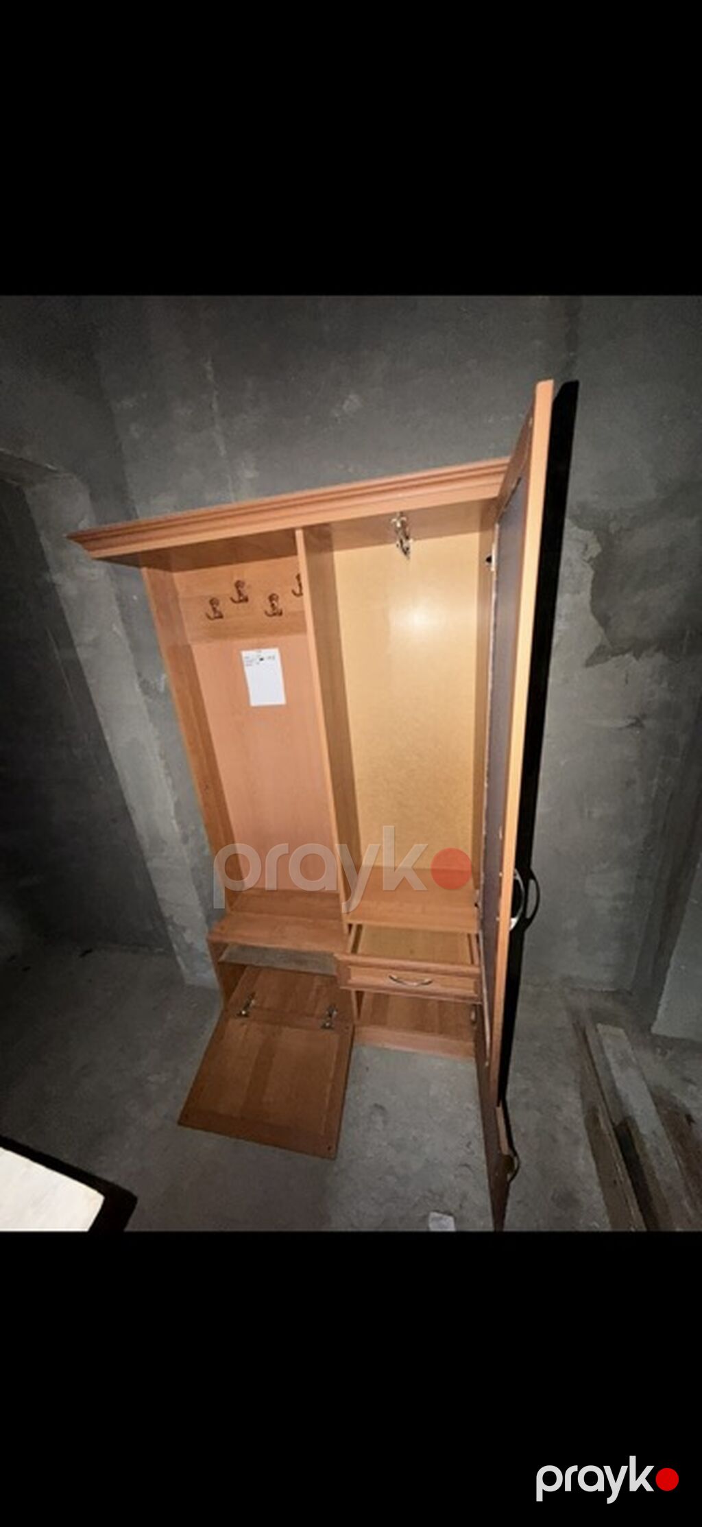 Dəhliz üçün çoxfunksiyalı asılqanlı dolab normal veziyetde Endirim — Xol üçün, Digah (3)