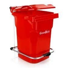 Zibil vedrəsi Goodbin GO103, qırmızı, 40 l — Bakı