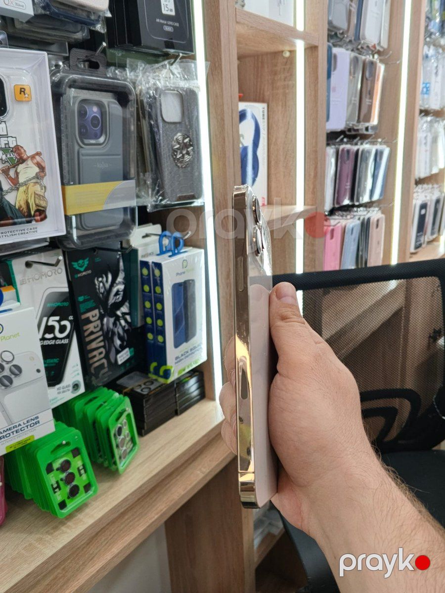 Apple iPhone 13 Pro Max Gold 128GB/6GB — Smartfonlar, Bakı (2)