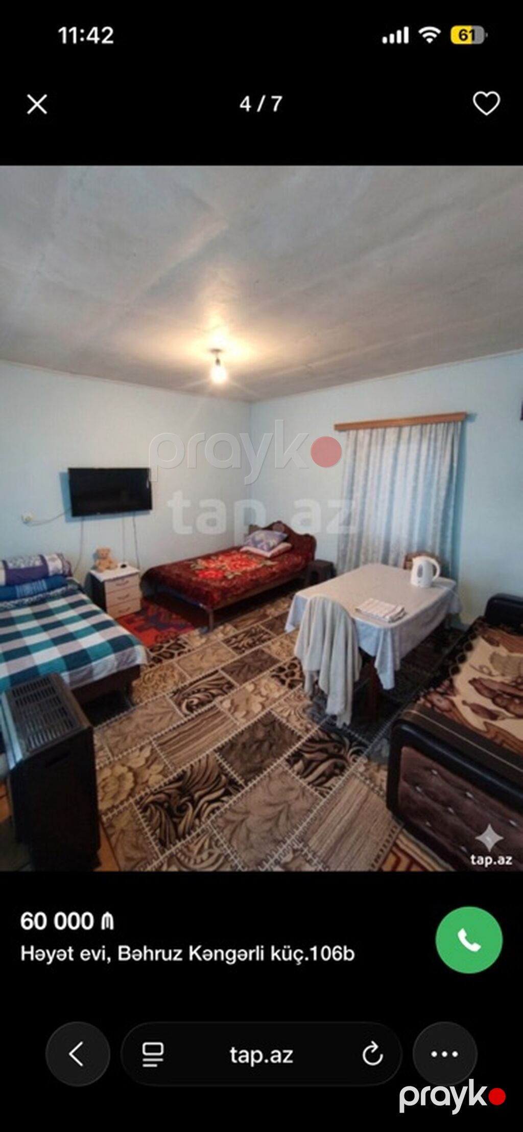 Həyət evi – Bəhruz Kəngərli küç. 106b - Ünvan: Bəhruz Kəngərli — Ev, villa, Digah (4)