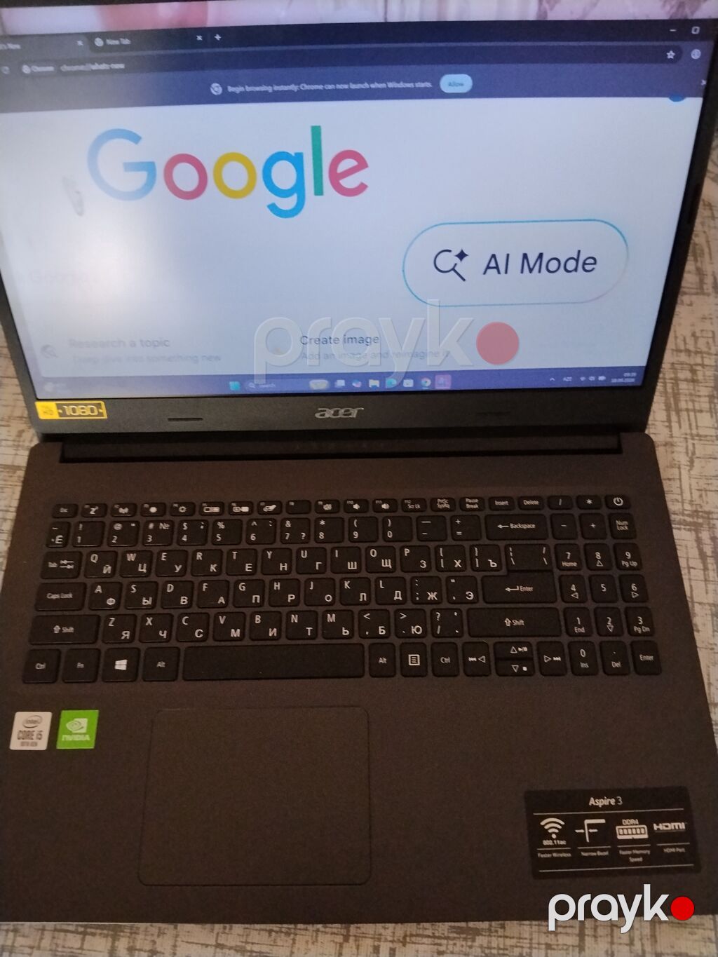 Acer Aspire 3 noutbuku - Ekran: 15.6" Full HD (1080p) mat panel — Acer, Bakı (2)