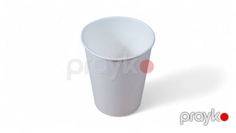 Birdəfəlik qab-qacaq dəsti ağ təkqatlı stəkan, 12 oz, 25 ədəd, qəhvə və isti içkilər üçün ideal, təhlükəsiz və istifadəsi rahat - Loyal_7929501155 — Bakı