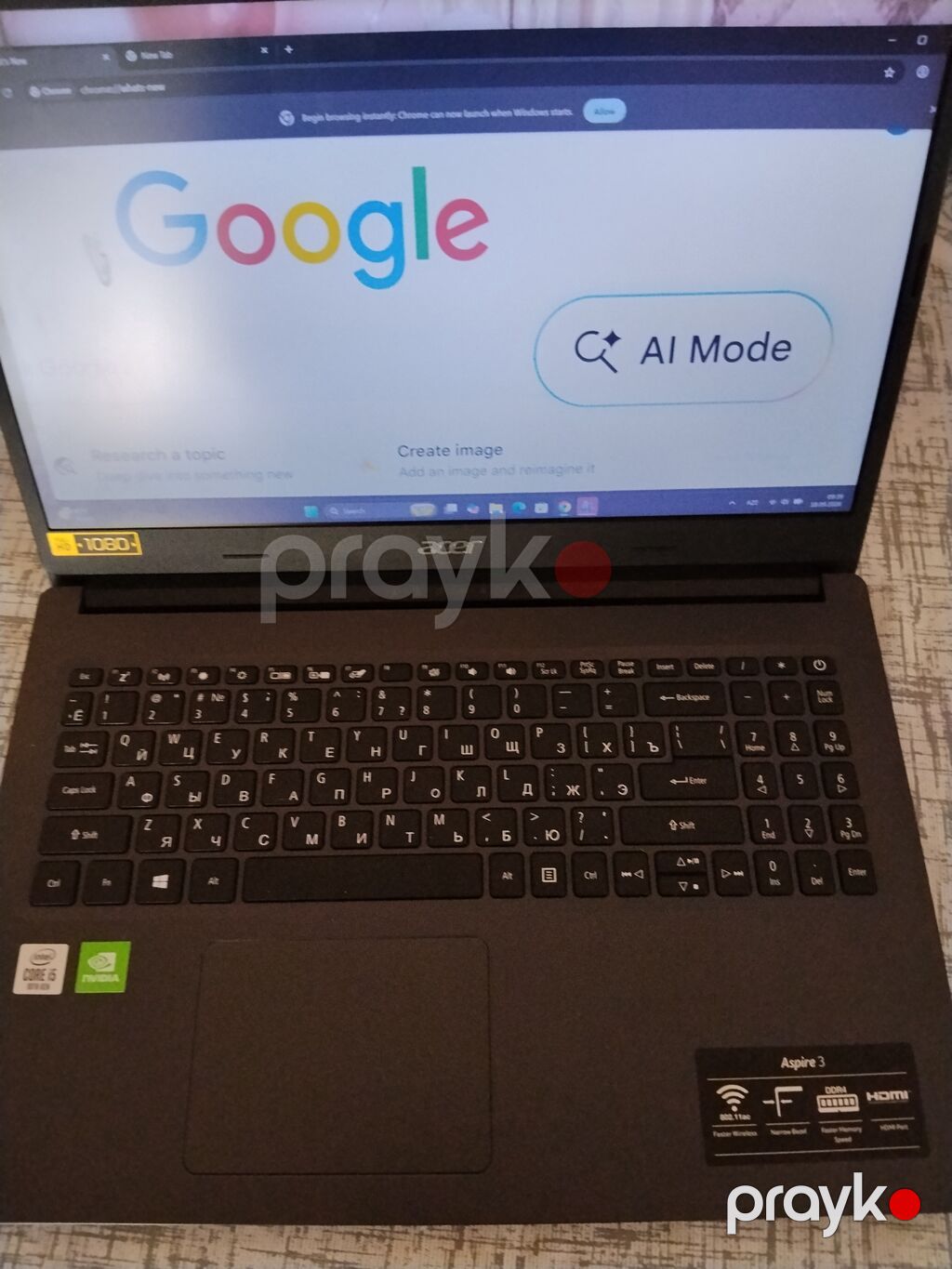 Acer Aspire 3 noutbuku - Ekran: 15.6" Full HD (1080p) mat panel — Acer, Bakı (2)