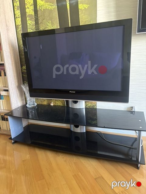 Pioneer plazma televizor və şüşə TV stendi komplekti - Marka/model — Bakı