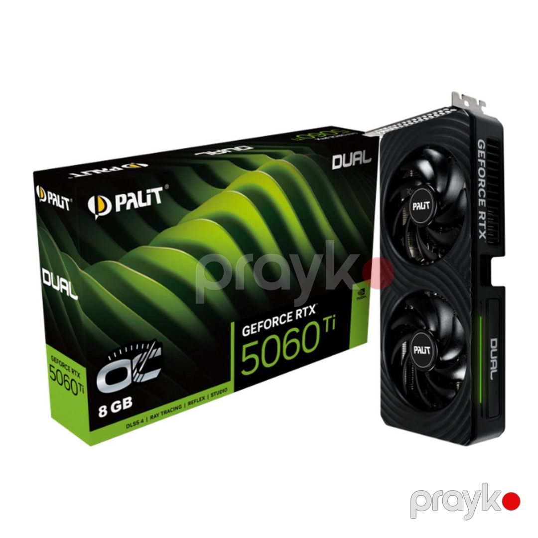 Vga Palit RTX 5060Ti Dual 8GB GDDR7 (NE7506T019P1-GB2062D) — Kompüterlər və noutbuklar, Bakı (4)
