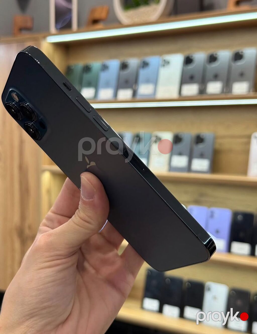 IPhone 12 Pro Max, 128 GB, Pacific Blue, Zəmanət, Simsiz şarj, Face ID — Apple iPhone, Digah (3)