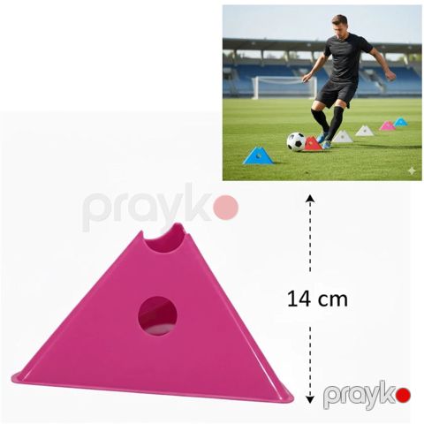 Futbol avadanlığı məşq konusu, plastik, 15 sm, çəhrayı — Bakı