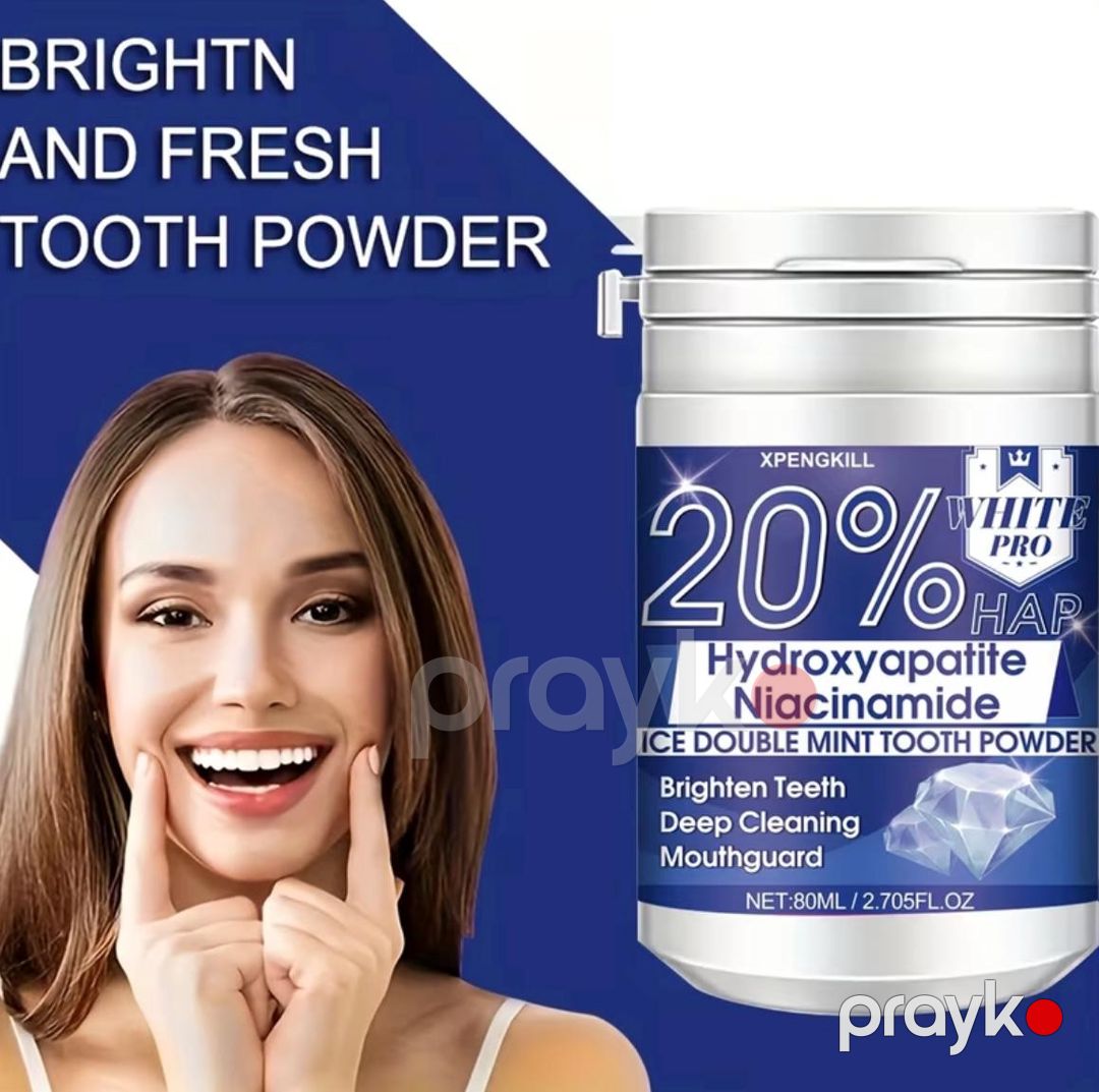 Diş tozu 20% Hydroxyapatite Niacinamide Ice Double Mint, 80 q — Mallar, Bakı (2)