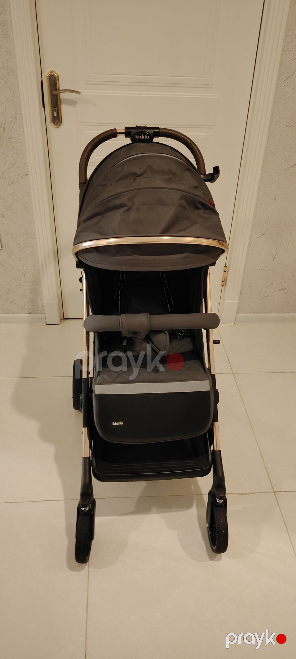 Uşaq arabası – Kidilo - Rəng: tünd boz/qaranlıq tonlar, qızılı — Arabalalar, Bakı (5)