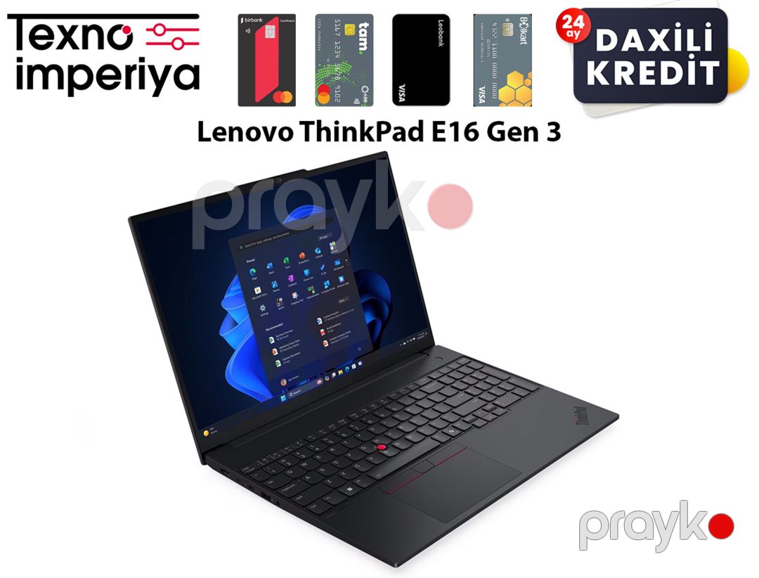 Lenovo ThinkPad E16 Gen 3 21SR0033US — Noutbuklar, Bakı (2)