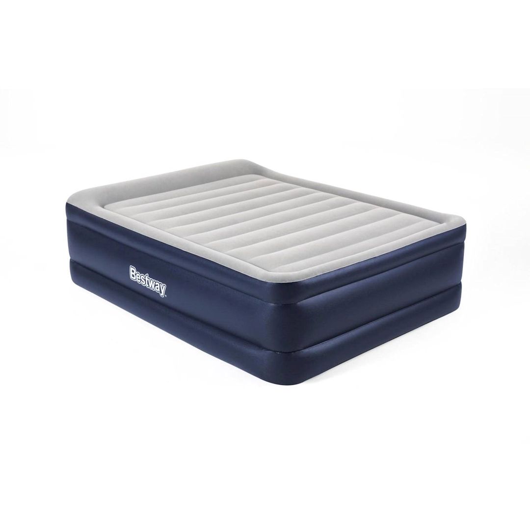 İkinəfərli hava ilə doldurulan çarpayı Bestway 67690, göy, 152x203x61 sm — Mallar, Bakı