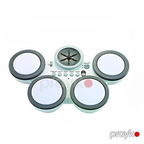 Elektron nağara dəsti 66042, ağ/boz — Bakı