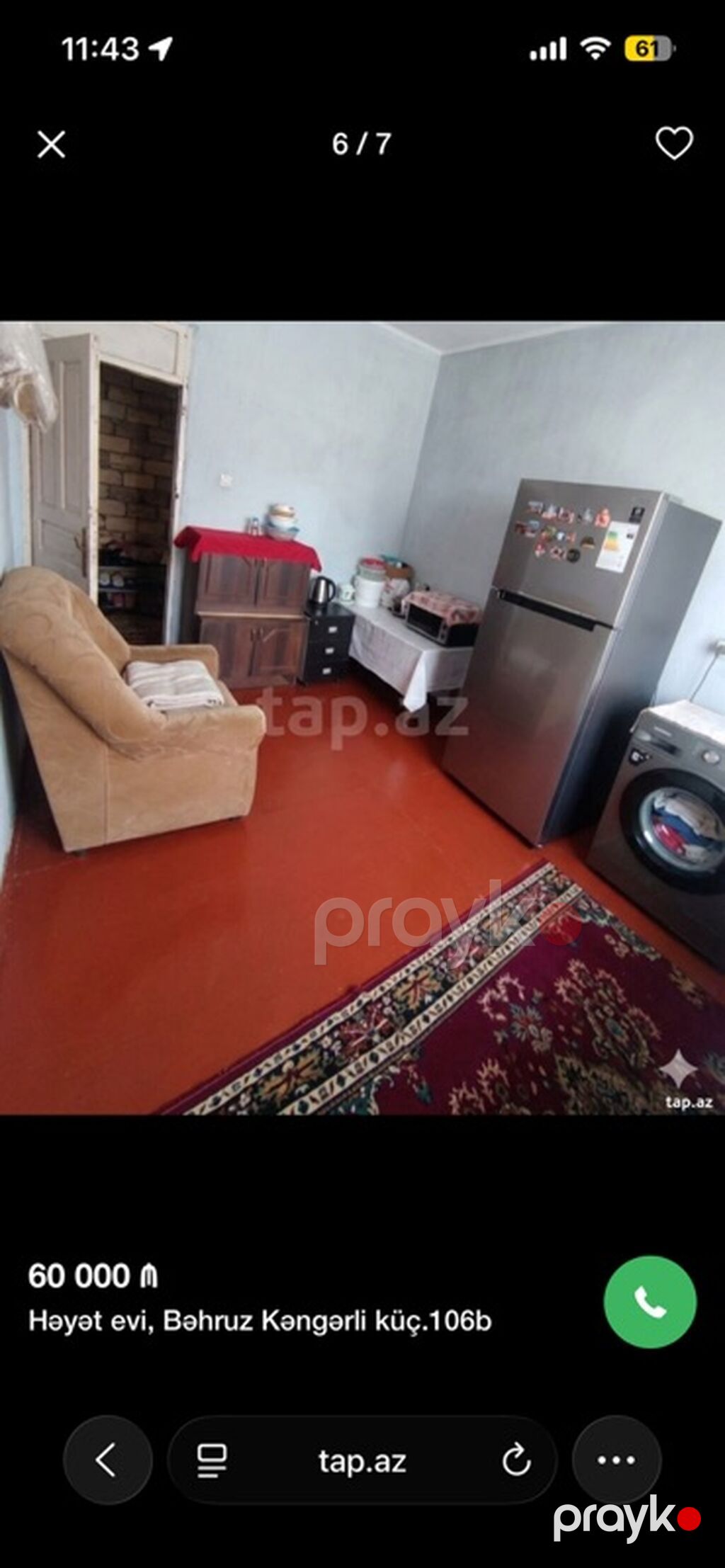 Həyət evi – Bəhruz Kəngərli küç. 106b - Ünvan: Bəhruz Kəngərli — Ev, villa, Digah (6)