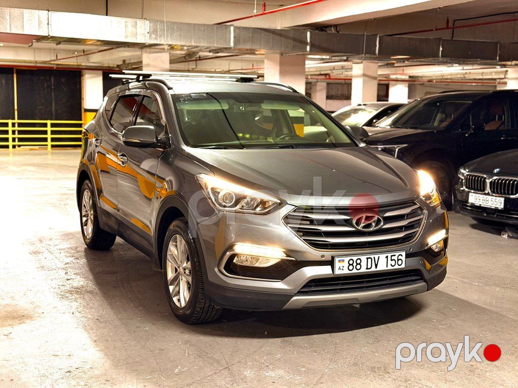 Hyundai Santa Fe, 2.0 L, 2017 il, 231 000 km — Avtomobillər, Bakı (2)