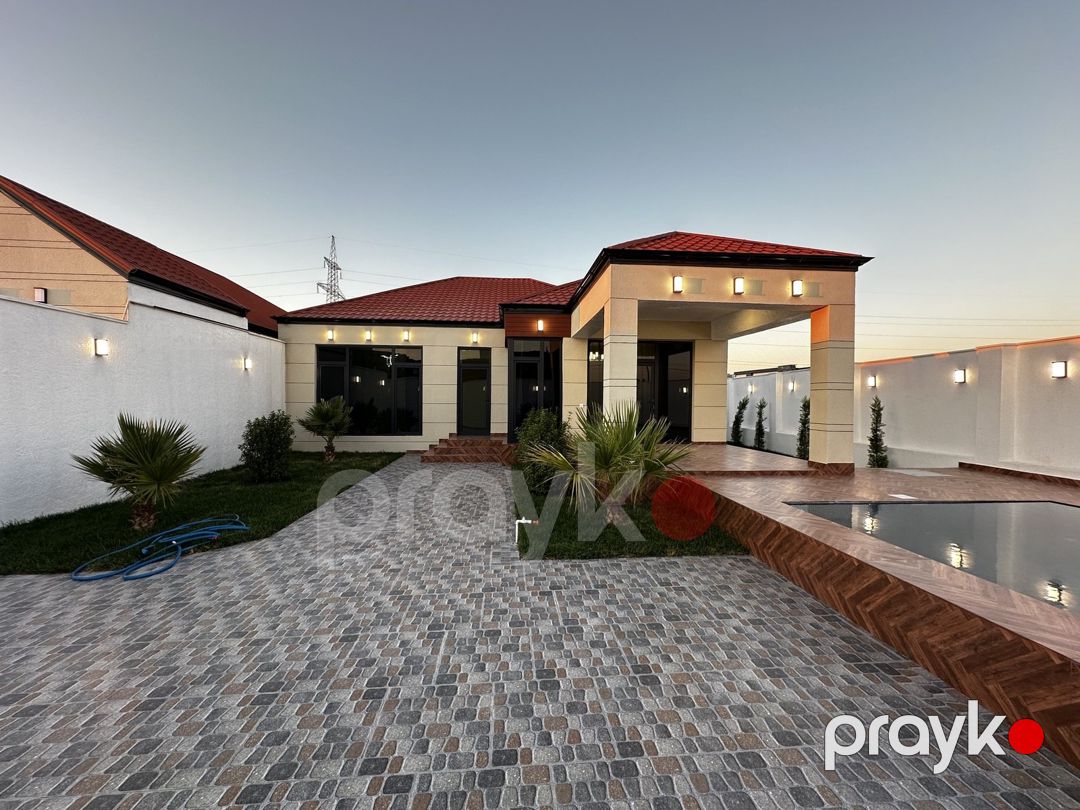 Satılır 4 otaqlı həyət evi/bağ evi 160 m² — Ev, villa, Bakı (2)