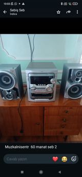 Musiqi mərkəzi – 2 ədəd akustik kolonkası ilə birgə kompakt ev — Speakers and Acoustic Systems