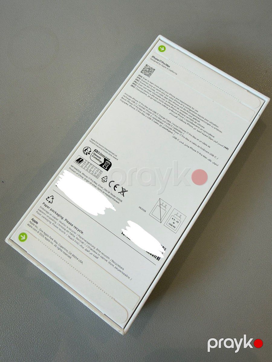 Apple iPhone 17 Pro Max Silver 256GB/12GB — Smartfonlar, Bakı (2)