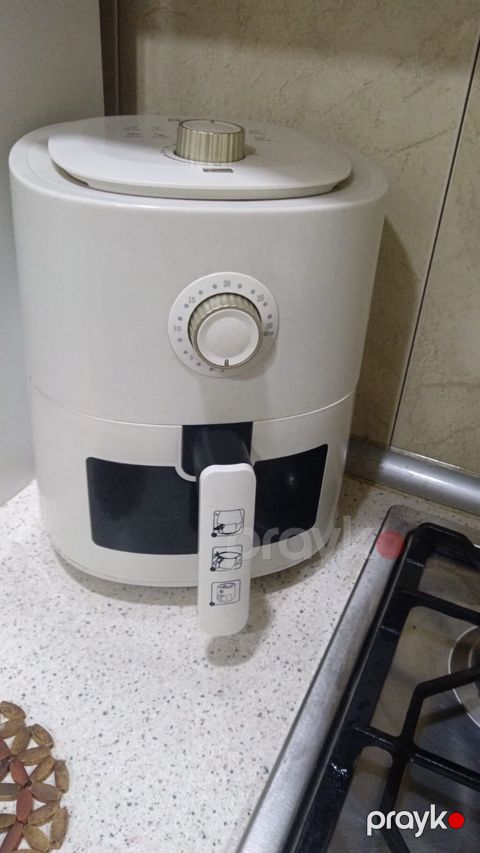 Hava fritürü (Air Fryer), ağ rəngli, mexaniki idarəetmə — Pirəkəşkül