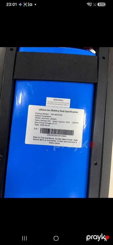 Batareya akkumulyator 60v — Bakı