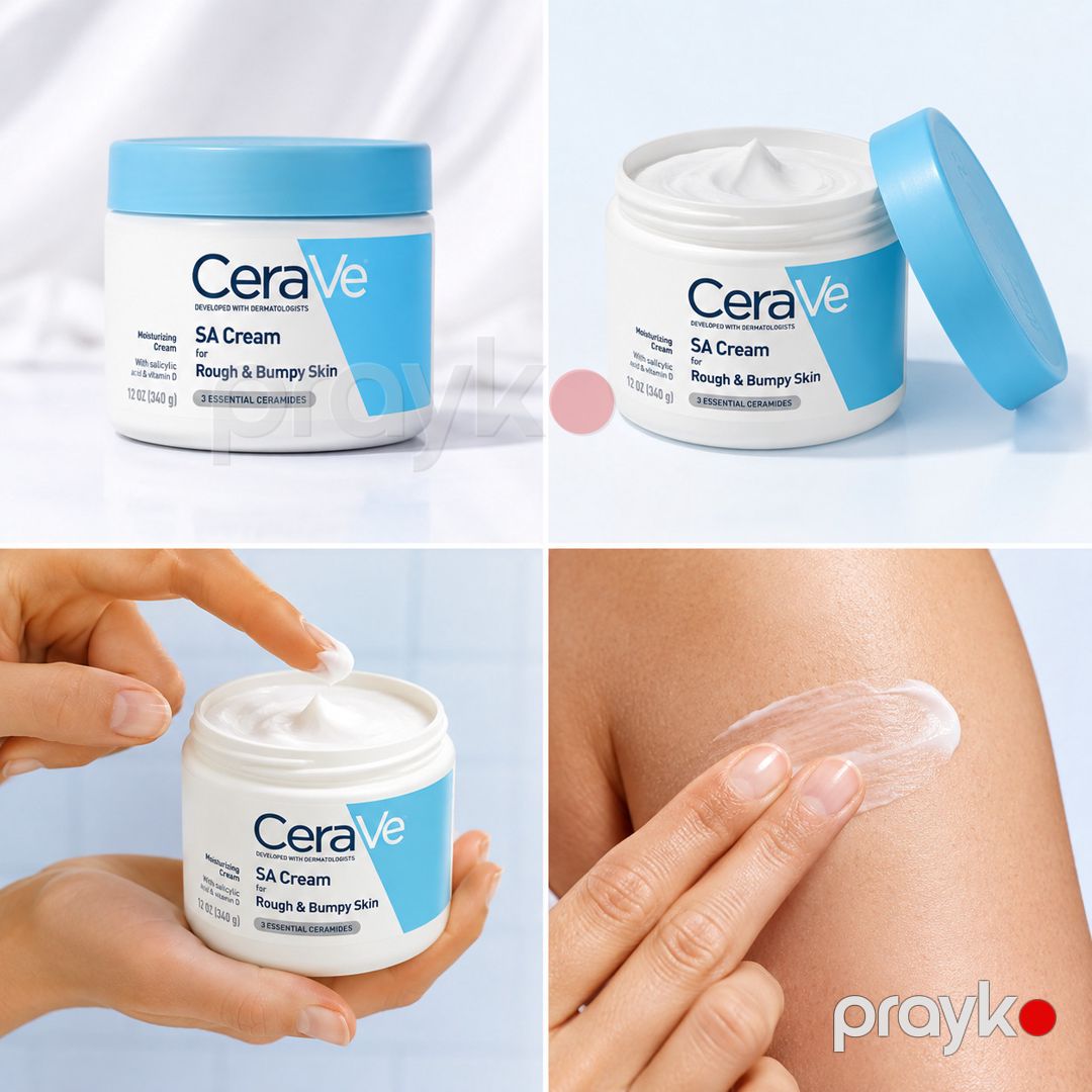Üz kremi No brand, CeraVe SA, 340 ml, Nəmləndirici, yumşaldıcı, hamarlaşdırıcı, kobud və nahamar dərinin görünüşünü yaxşılaşdırmağa kömək edir, Salisil turşusu, 3 əsas seramid, Vitamin D — Mallar, Bakı (2)