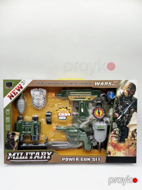 Oyuncaq silah dəsti Power Gun Set, yaşıl — Bakı