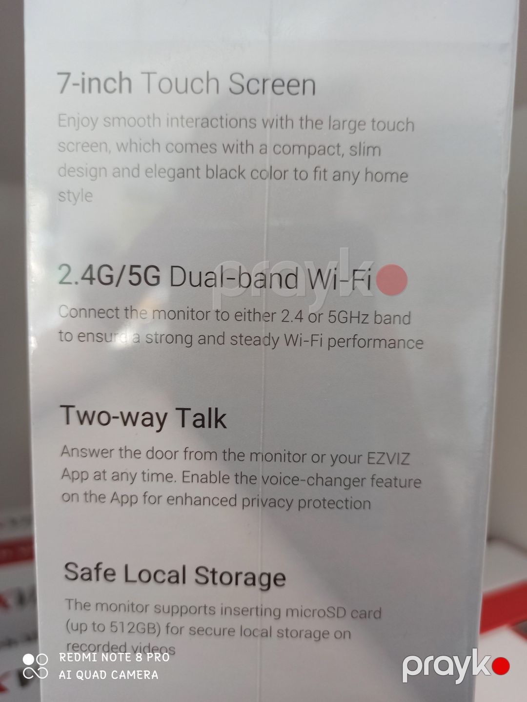 Ezviz HP7 smart İP domofon — Ağıllı ev və təhlükəsizlik, Bakı (2)