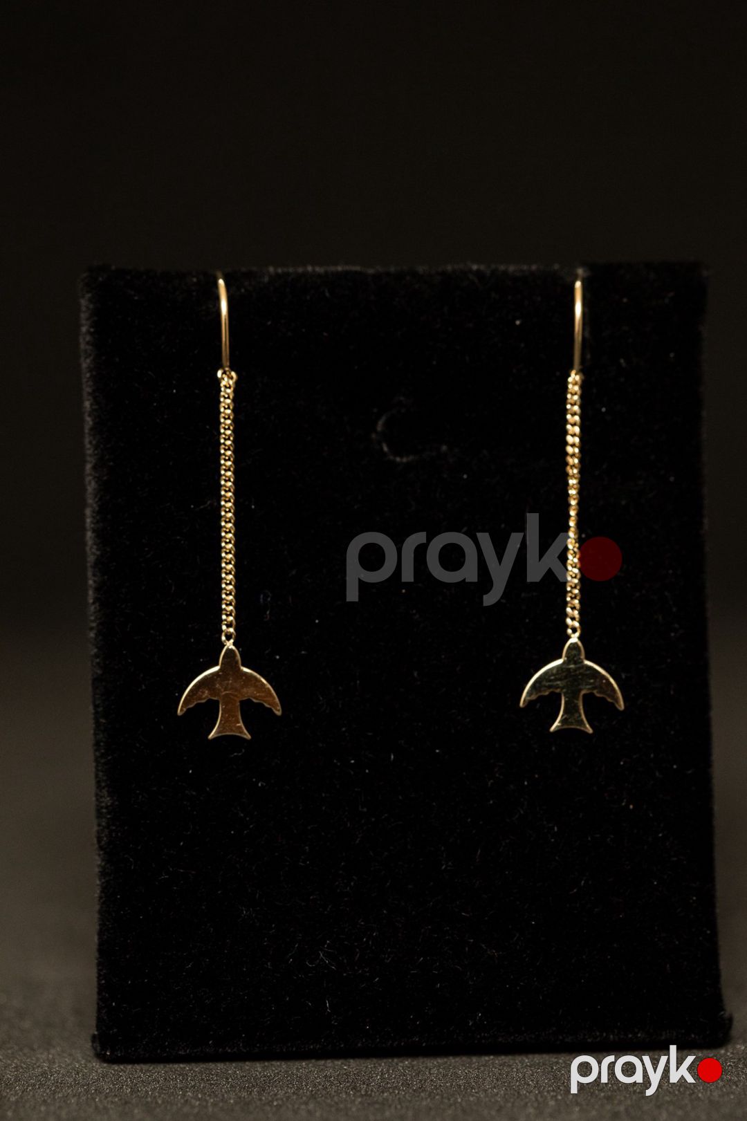 Sırğalar qadınlar üçün Habibi Jewellery HJ486, qızıl 585 əyar — Mallar, Bakı (2)