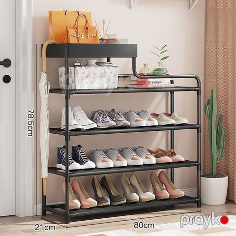 Ayaqqabı rəfi 953072_RB, plastik/metal, qara — Bakı