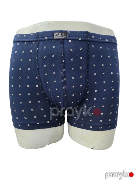 Kişilər üçün bokser PA-0243, göy, pambıq/modal, ölçü XL — Bakı