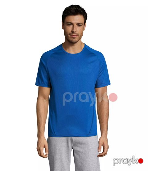 Kişilər üçün futbolka m 11939241, göy, poliester, ölçü XXL — Bakı