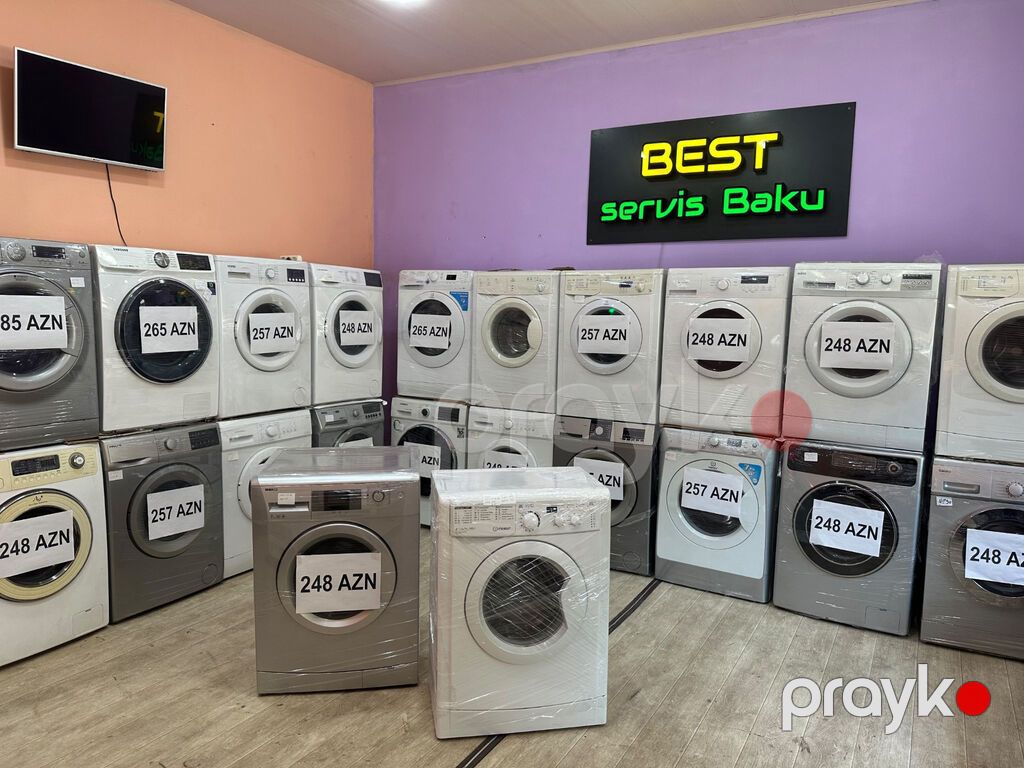 Paltaryuyan maşın LG, 7 kq, İşlənmiş, Avtomat, Qurutma var, Kredit var, Pulsuz çatdırılma — Çamaşır maşınları, Bakı (2)