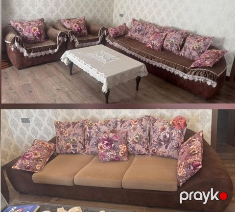 Divan 2 Kreslo Jurnalnı Stol hamsı birlikdə satılır qiyməti 300 manat — Bakı