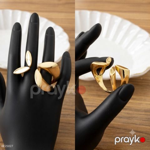 Üzük qadınlar üçün 6E25027, paslanmayan polad — Bakı