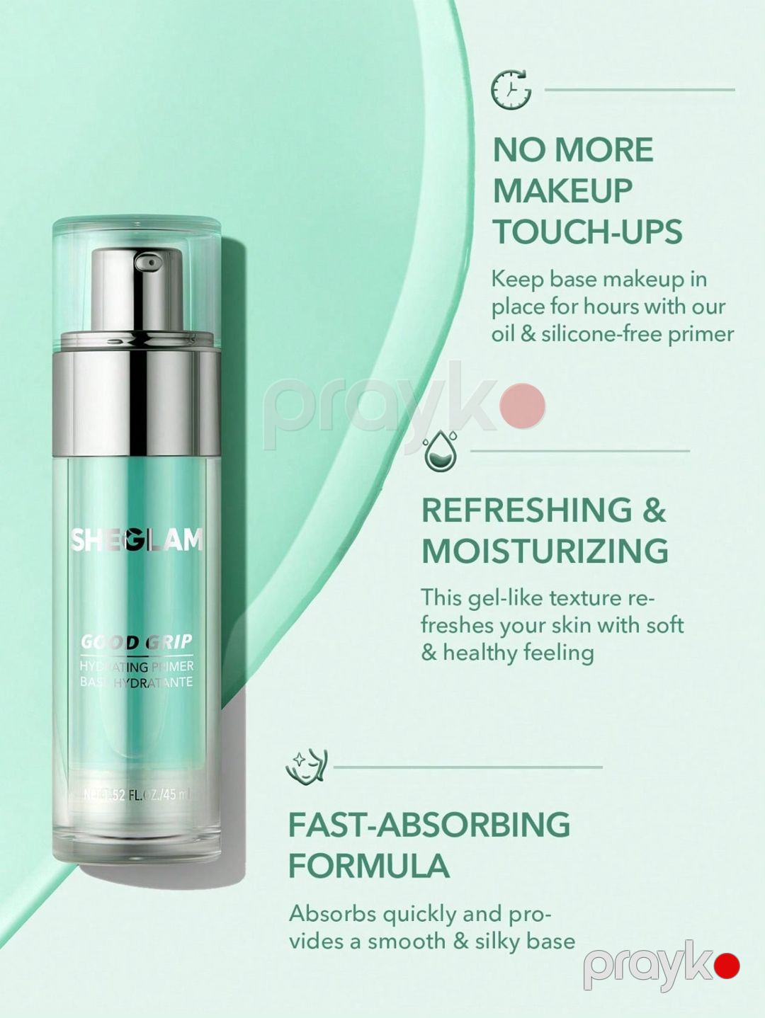 Makiyaj üçün baza No Brand Good Grip Nəmləndirici Primer 40 ml - Zarif Beauty Store 000010 — Mallar, Bakı (2)
