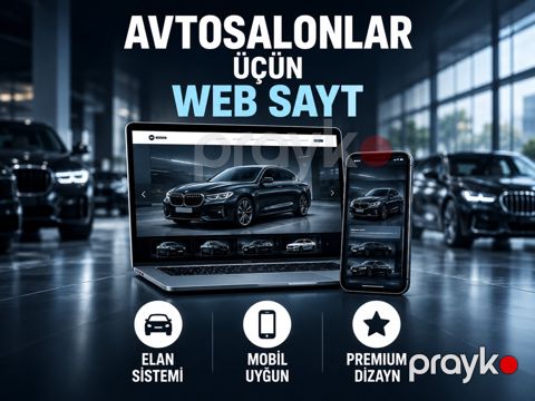 Avtosalonlar üçün web sayt hazırlanması — Bakı