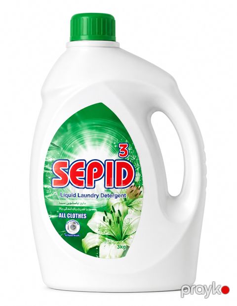 Yuyucu gel Sepid Ətirli, istənilən növ paltar üçün, avtomat, 3 l — Bakı