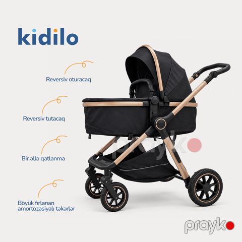Uşaq arabası Kidilo, AB6, Yenidoğulan, 20 kq, Transformer — Bakı