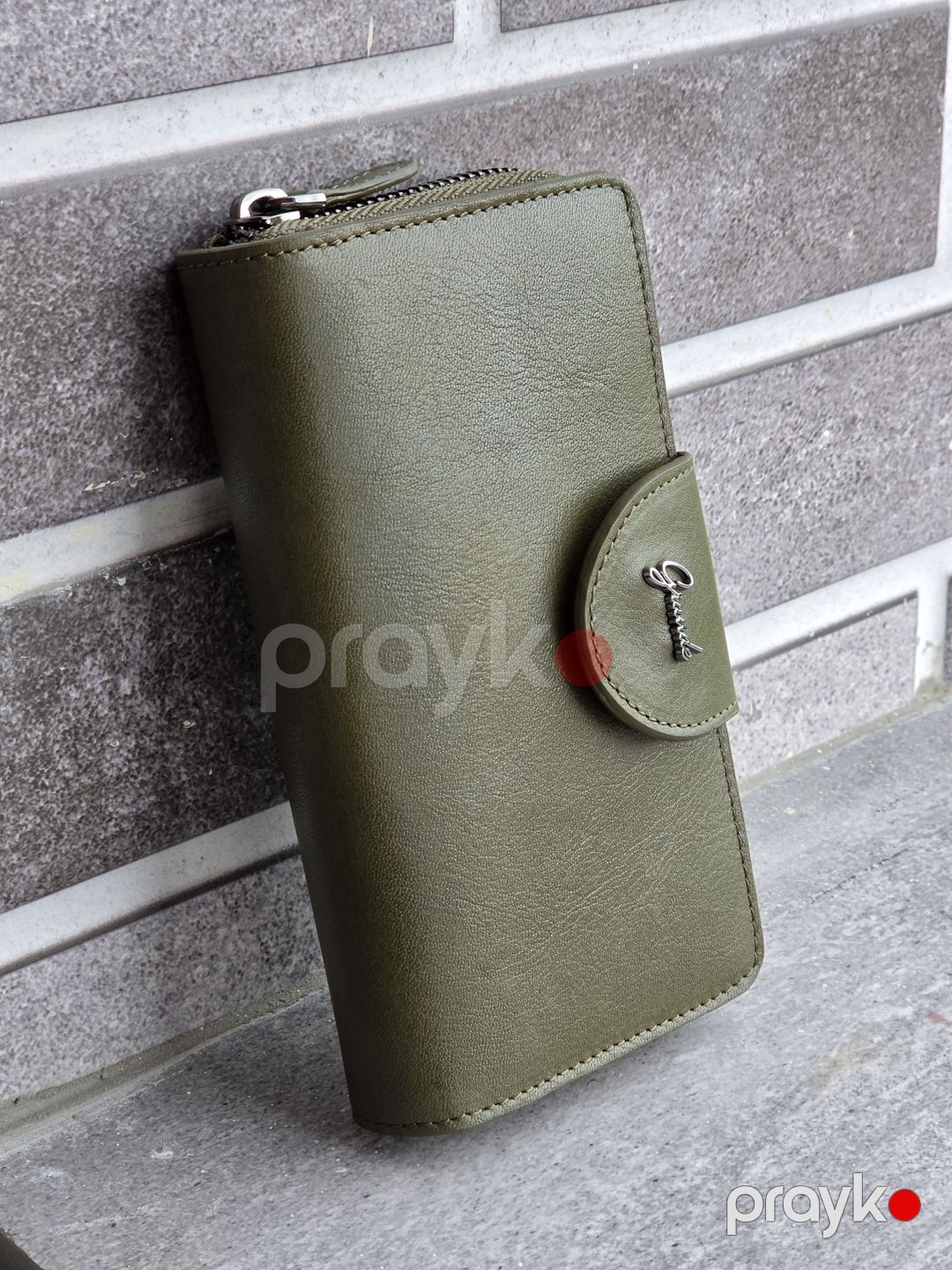 Pulqabı Grande WCo-Grande-Women_2735_Green Təbii dəri 17 sm 9 sm — Mallar, Bakı (3)