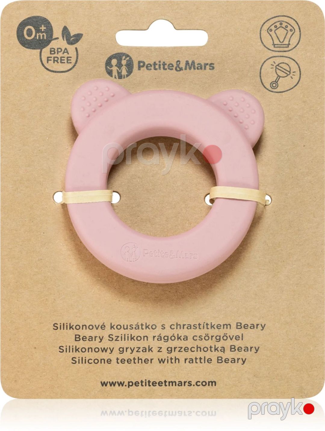 Diş çıxaran Petite&Mars Beary 713820, 0+ ay, çəhrayı — Mallar, Bakı (2)